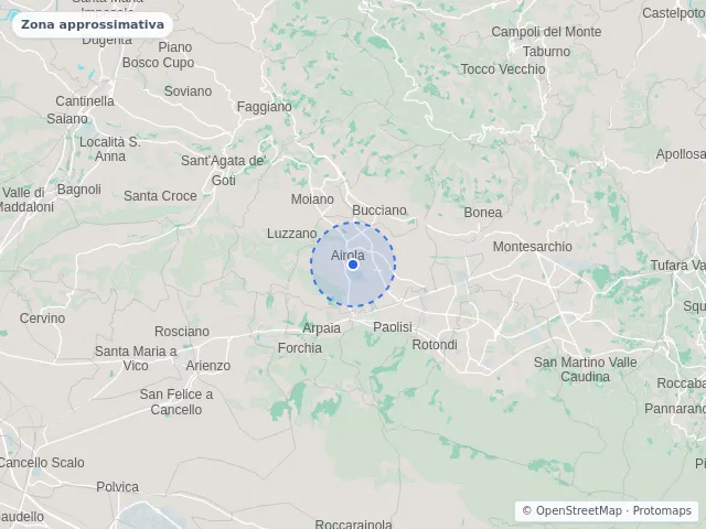 Mappa di Airola, Benevento