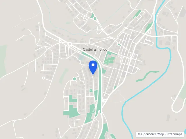 Mappa di Castelraimondo, Macerata