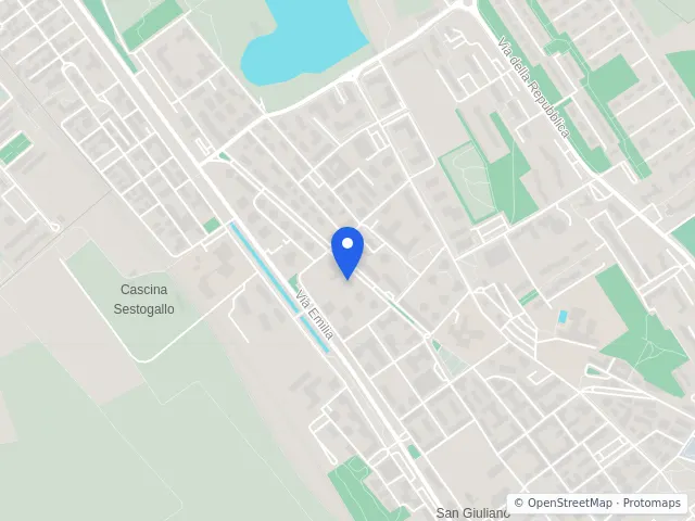 Mappa di San Giuliano Milanese, Milano