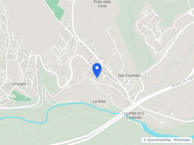 Mappa di Vicovaro, Roma