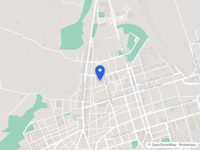 Mappa di Giarre, Catania