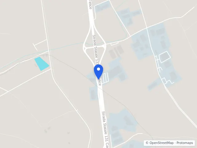 Mappa di Monastir, Sud Sardegna