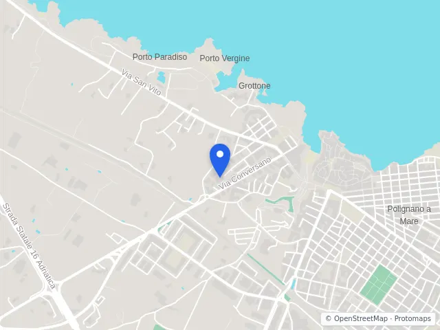 Mappa di Polignano a Mare, Bari