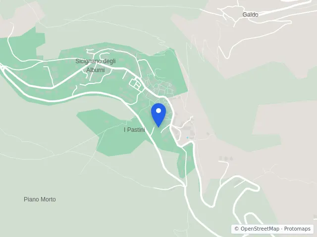 Mappa di Sicignano degli Alburni, Salerno