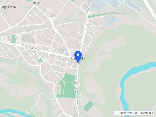 Mappa di Ponte nelle Alpi, Belluno
