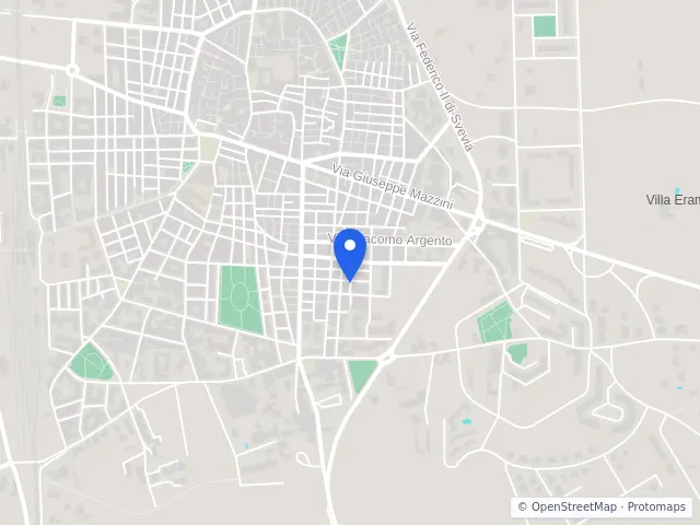 Mappa di Gioia del Colle, Bari