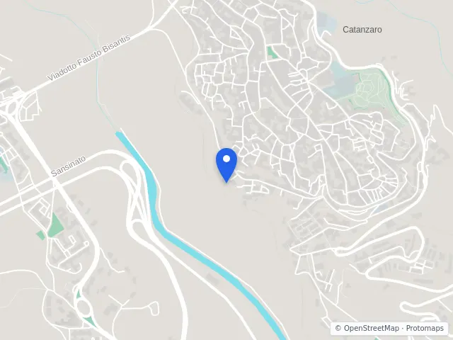 Mappa di Catanzaro
