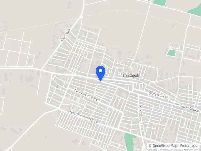 Mappa di Trinitapoli, Barletta-Andria-Trani