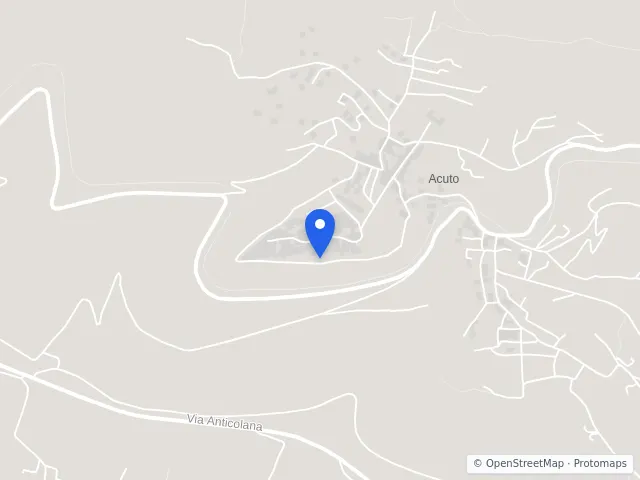 Mappa di Acuto, Frosinone