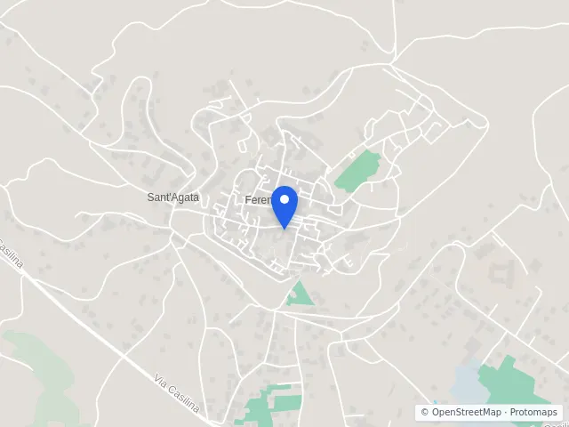 Mappa di Ferentino, Frosinone