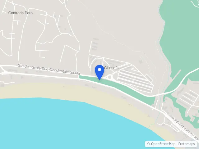 Mappa di Porto Empedocle, Agrigento