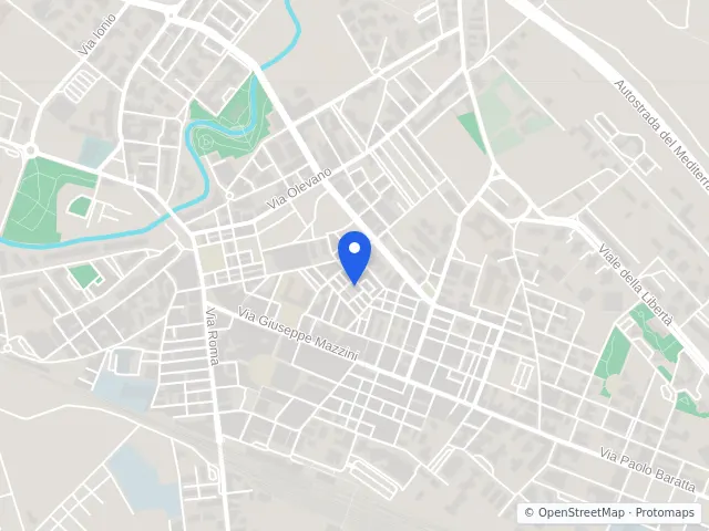 Mappa di Battipaglia, Salerno