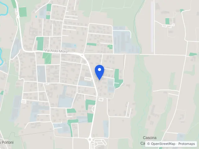 Mappa di Oggiona con Santo Stefano, Varese