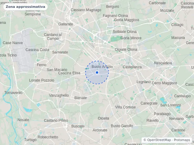 Mappa di Busto Arsizio, Varese