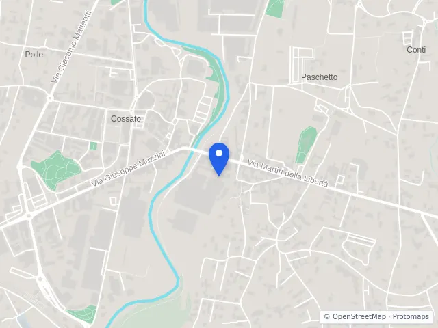 Mappa di Cossato, Biella