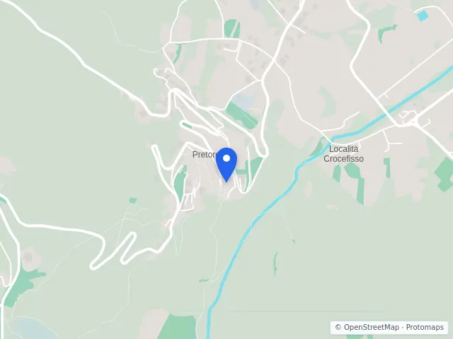 Mappa di Pretoro, Chieti