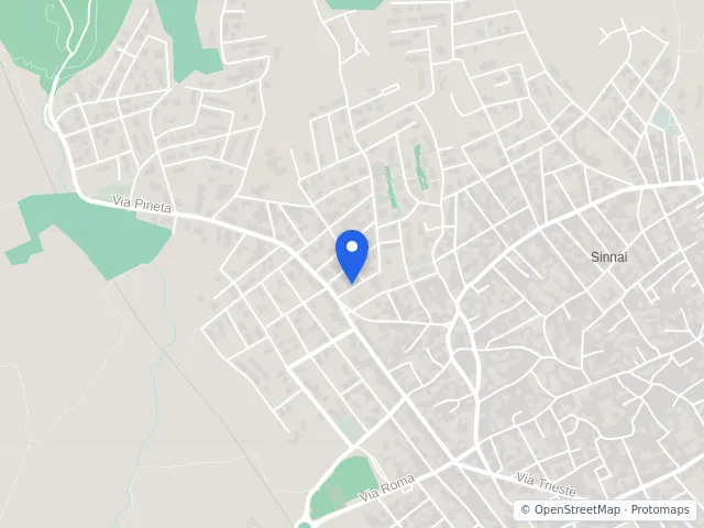 Mappa di Sinnai, Cagliari