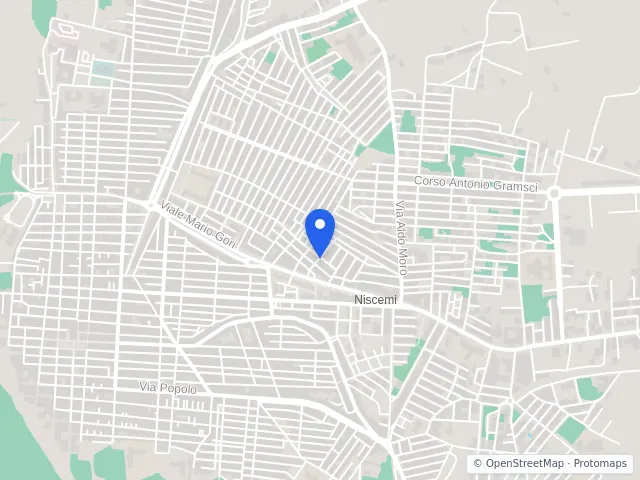 Mappa di Niscemi, Caltanissetta