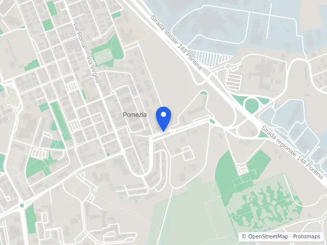 Mappa di Pomezia, Roma