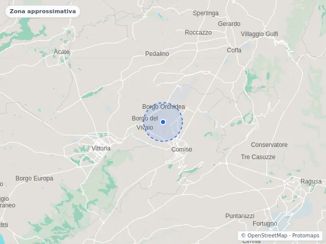 Mappa di Comiso, Ragusa