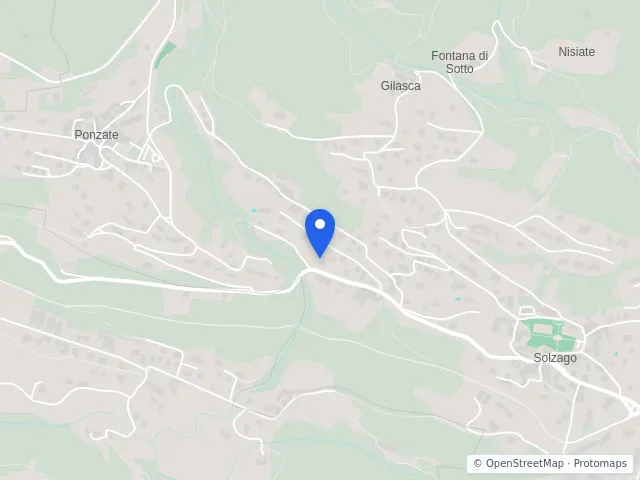 Mappa di Tavernerio, Como