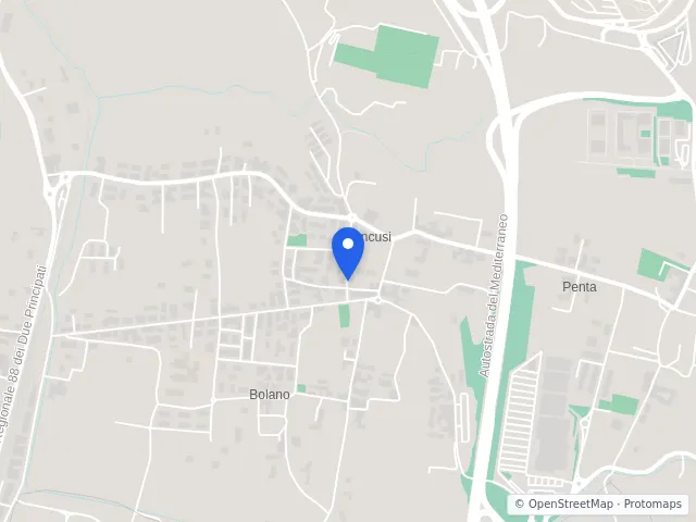 Mappa di Fisciano, Salerno
