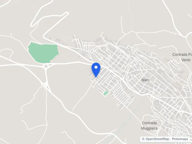 Mappa di Naro, Agrigento