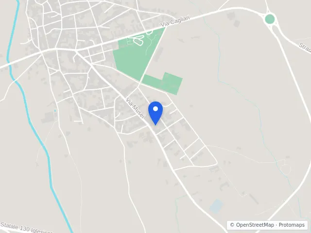 Mappa di Domusnovas, Sud Sardegna