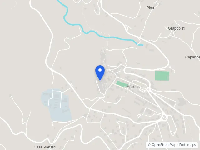 Mappa di Arcidosso, Grosseto