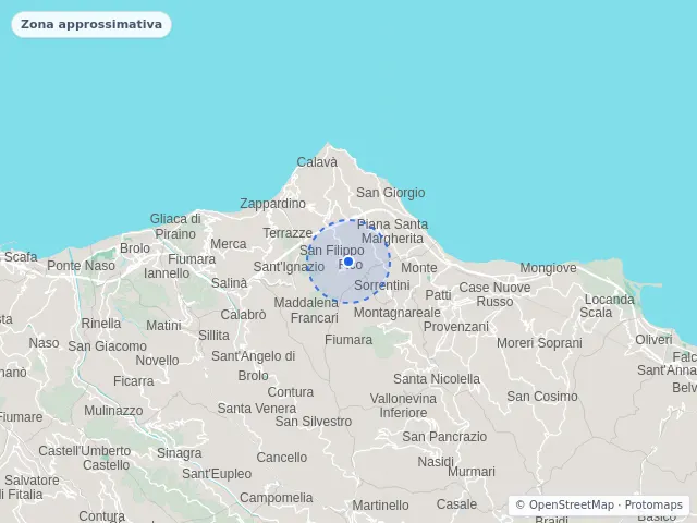 Mappa di Gioiosa Marea, Messina