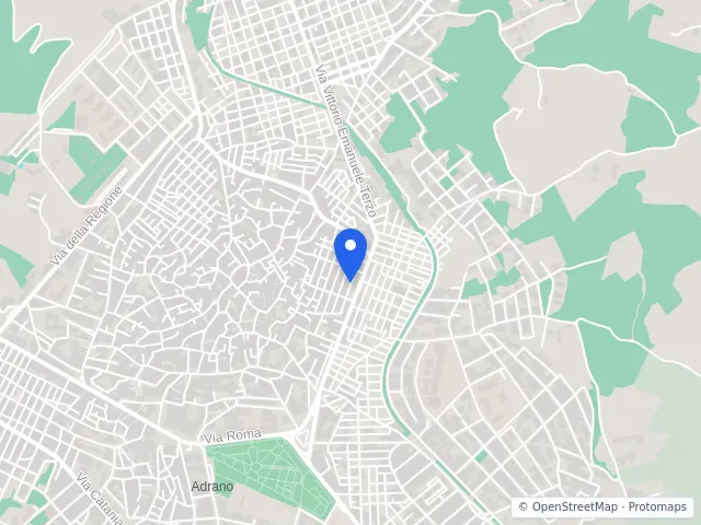 Mappa di Adrano, Catania