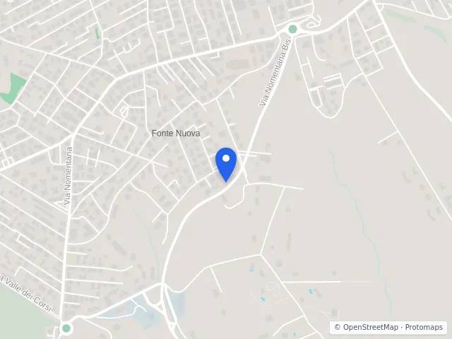 Mappa di Fonte Nuova, Roma