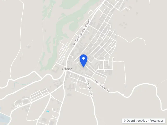 Mappa di Canino, Viterbo