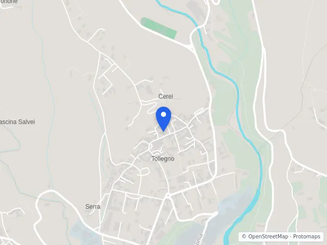 Mappa di Tollegno, Biella
