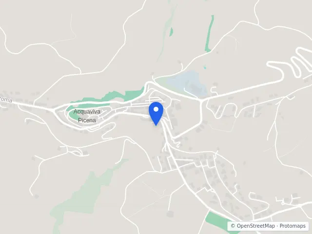 Mappa di Acquaviva Picena, Ascoli Piceno