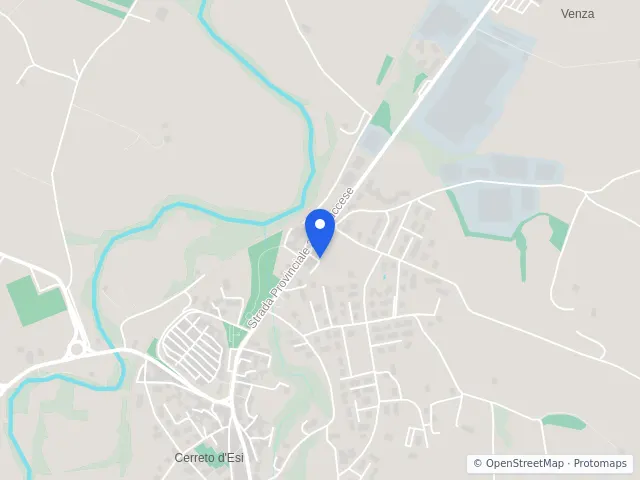 Mappa di Cerreto d'Esi, Ancona
