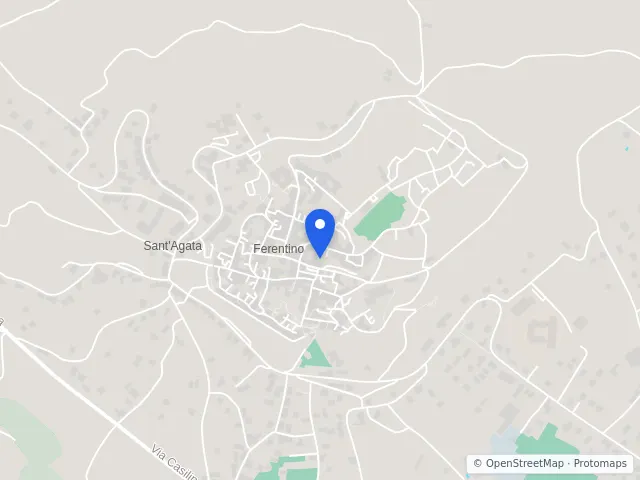 Mappa di Ferentino, Frosinone