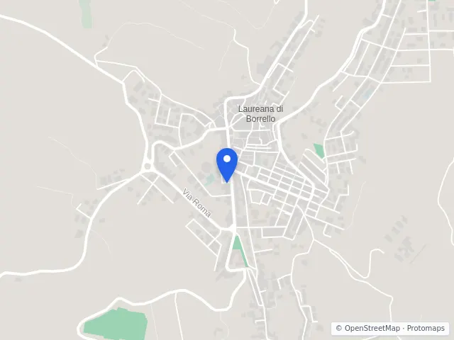 Mappa di Laureana di Borrello, Reggio di Calabria