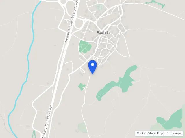 Mappa di Bauladu, Oristano