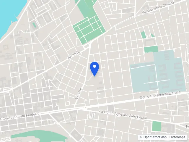 Mappa di Trapani