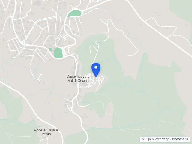 Mappa di Castelnuovo di Val di Cecina, Pisa
