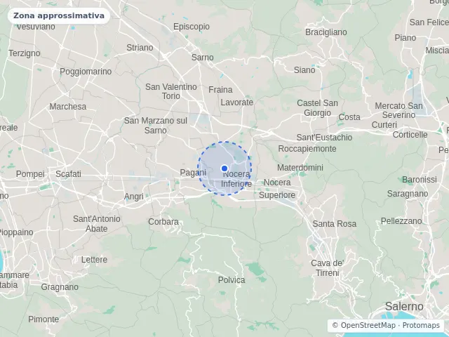 Mappa di Nocera Inferiore, Salerno