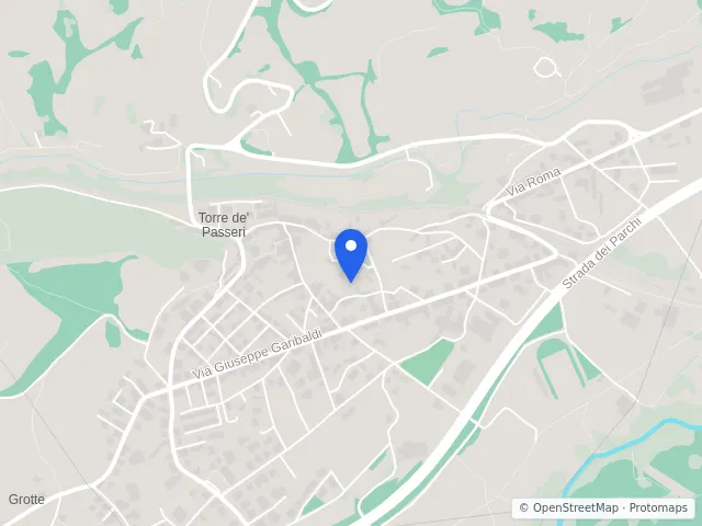 Mappa di Torre de' Passeri, Pescara
