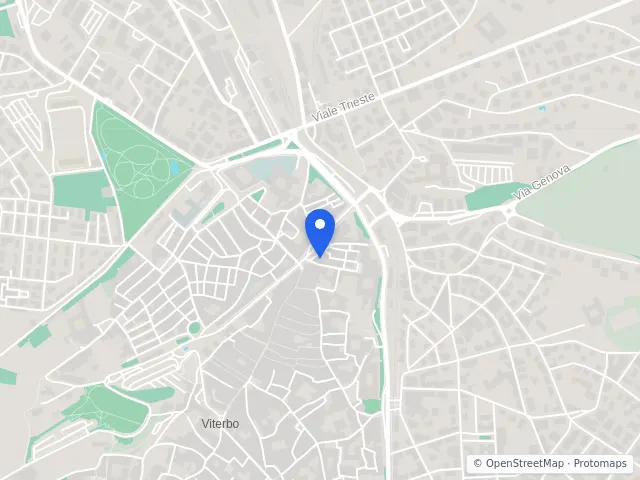 Mappa di Viterbo