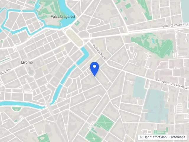 Mappa di Livorno