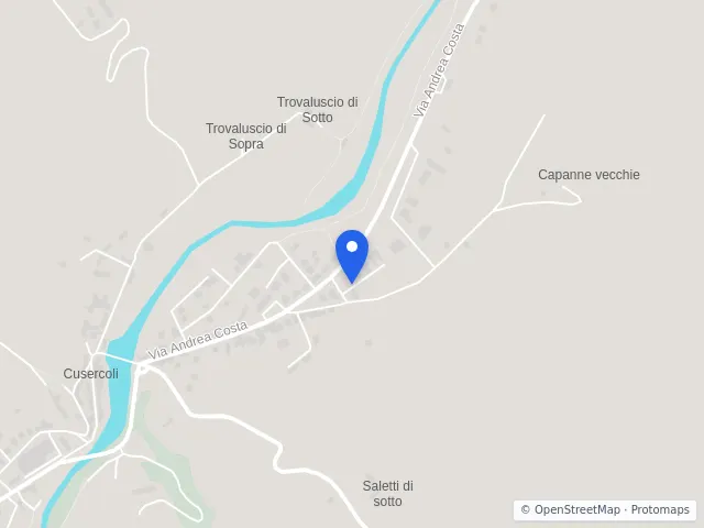 Mappa di Civitella di Romagna, Forlì-Cesena