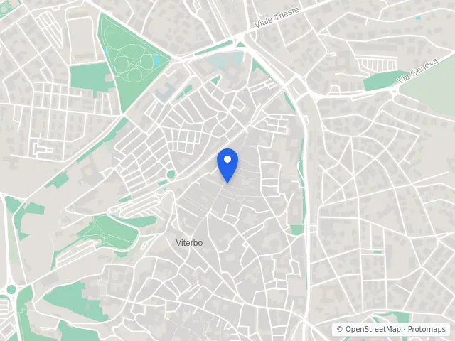 Mappa di Viterbo