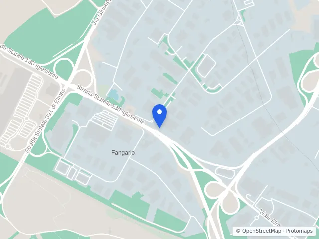 Mappa di Elmas, Cagliari