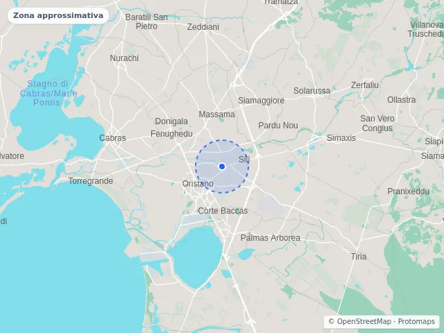 Mappa di Oristano