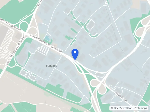 Mappa di Elmas, Cagliari